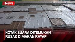 Curah Hujan Tinggi, Kotak Suara Rusak Dimakan Rayap di Jakpus