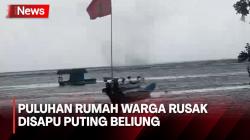Muncul dari Lautan, Puting Beliung Terjang Puluhan Rumah Warga di Alor
