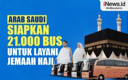 Infografis Arab Saudi Siapkan 21.000 Bus untuk Layani Jemaah Haji Tahun Ini