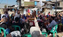 Caleg Perindo Ani Kusumadewi Sosialisasikan Program Pendidikan dan Kesehatan di Cilincing