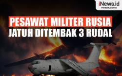 Infografis Pesawat Militer Rusia Jatuh Ditembak Rudal, Ternyata Angkut 65 Tawanan Perang Ukraina!