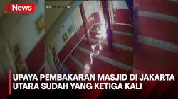 Pria Tidak Dikenal Coba Bakar Masjid, Warga: Sudah yang Ketiga Kali