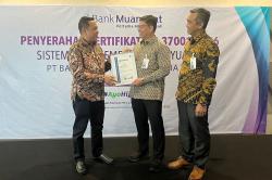 Terapkan Sistem Manajemen Anti Penyuapan, Bank Muamalat Raih Sertifikasi ISO 37001:2016