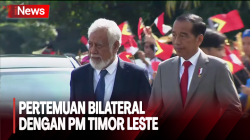 Pertemuan Bilateral Jokowi dan PM Timor Leste Xanana Gusmao di Istana Bogor 