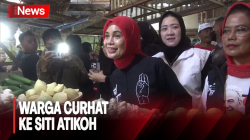Siti Atikoh Blusukan di Pasar Baru Probolinggo, Warga Curhat Kenaikan Harga Pangan 