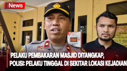  Pelaku Pembakaran Masjid Ditangkap, Polisi: Pelaku Tinggal di Sekitar Lokasi Kejadian