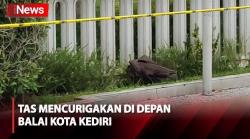 Tim Gegana Diterjunkan usai Petugas Kebersihan Temukan Tas Mencurigakan di Depan Balai Kota Kediri