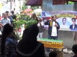 Caleg Perindo Gelar Bazar Minyak Goreng Murah, Bantu Warga Kecil di Makassar