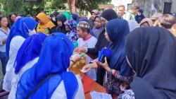 Bazar Murah Caleg Perindo di Kalasan Yogyakarta Diserbu Ibu-Ibu