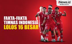 Infografis Fakta-Fakta Timnas Indonesia Lolos 16 Besar Piala Asia 2023