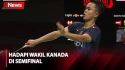 Anthony Ginting ke Semifinal Indonesia Masters 2024, Depak Loh Kean Yew Dua Set Langsung