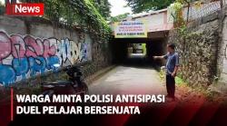Viral Duel Pelajar Bersenjata Tajam di Tangsel, Warga Minta Polisi Aktif Berpatroli