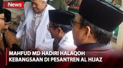 Cawapres Mahfud MD Hadiri Halaqoh Kebangsaan di Pesantren Al Hijaz Karawang