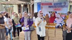 Bazar Murah Perindo di Kediri, Ratusan Liter Minyak Goreng Ludes Diserbu Warga<