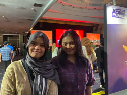 Kagumi Ganjar-Mahfud, Pengunjung Gen Z di Festival Pemilu: Visi Misinya Menarik!