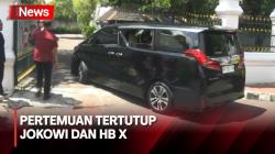 Pertemuan Tertutup Presiden Jokowi dan Sultan HB X di Kraton Yogyakarta