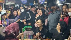 Siti Atikoh dan Krisdayanti Kunjungi Alun-Alun Kota Wisata Batu, Dihibur Seniman Lokal<