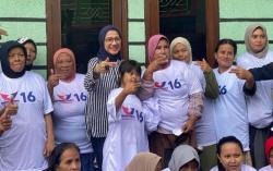 Blusukan di Jaksel, Caleg Partai Perindo Alva Ruslina Sampaikan Pesan Ini ke Ibu-ibu