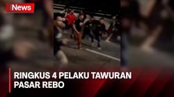 Polisi Ringkus 4 Pelaku Tawuran Pasar Rebo yang Sebabkan Pergelangan Tangan Korban Putus