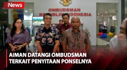 Aiman Witjaksono Datangi Ombudsman RI terkait Penyitaan Ponselnya oleh Polda Metro Jaya