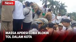 Demo Apdesi Makin Ricuh, Massa Coba Blokir Tol Dalam Kota