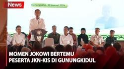 Didampingi Sultan Hamengku Buwono X, Jokowi Silaturahmi dengan Peserta JKN-KIS di Gunungkidul
