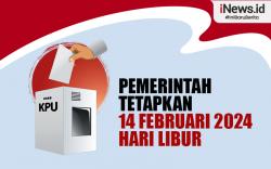 Infografis Pemerintah Tetapkan 14 Februari 2024 Jadi Hari Libur