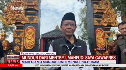 Mahfud Serahkan Surat Pengunduran Diri ke Jokowi Besok