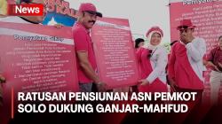 Ratusan Mantan Anak Buah Jokowi di Pemkot Solo Deklarasi Dukung Ganjar-Mahfud