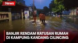 Warga Mulai Mengungsi Usai Banjir Rendam Ratusan Rumah di Kampung Kandang Cilincing