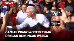 Ganjar Pranowo Terkesima dengan Dukungan Warga saat Kunjungi Pasar Tomohon