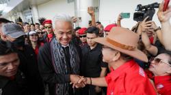 Tiba di Manado, Ganjar Pranowo Diteriaki Presiden<