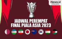 Infografis Jadwal Lengkap Perempat Final Piala Asia 2023