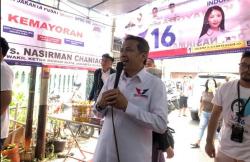 Caleg Perindo Narsiman Chaniago Terjun Langsung Sapa Warga Utan Panjang