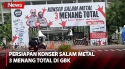 Intip Persiapan Konser Salam Metal 3 Menang Total di GBK, Sejumlah Tenda dan Panggung Besar Disiapkan