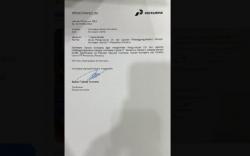 Penampakan Surat Pengunduran Diri Ahok dari Komut Pertamina