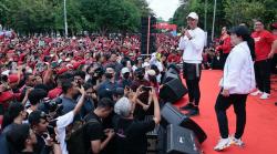 Ganjar Pranowo Jalan Sehat di Pluit, Sosialisasi ke Masyarakat agar Tak Golput