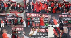 Ribuan Pekerja Migran Indonesia Padati Kampanye Akbar Ganjar-Mahfud di Jeddah Arab Saudi