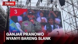 Tampil Bareng Slank, Ganjar Nyanyikan Lagu “Ku Tak Bisa”