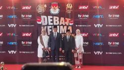 Debat Capres, Anies dan Cak Imin Kompak Pakai Jas Hitam Tiba di JCC