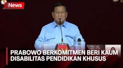Prabowo Subianto Berkomitmen Berikan Pendidikan Khusus untuk Kaum Disabilitas