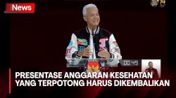 Ganjar Sebut Presentase Anggaran Kesehatan yang Terpotong harus Dikembalikan