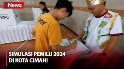 KPU Kota Cimahi Gelar Simulasi Pemilu 2024, Pemilih: Lumayan Sulit dan Ribet