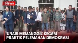 Muncul Aksi 'Unair Memanggil' Kecam Praktik Pelemahan Demokrasi Era Presiden Jokowi
