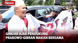 Capres Ganjar Pranowo Ajak Pendukung Prabowo-Gibran Foto dan Makan Siang Bersama