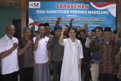 Temui Konstituen di Magelang, Nuning Kertopati Minta Amankan Suara Partai Perindo<