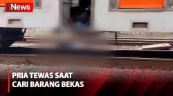 Pria Tewas Terserempet saat Cari Barang Bekas di Perlintasan Kereta Api Pulogadung