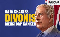 Infografis Raja Charles Divonis Mengidap Penyakit Kanker