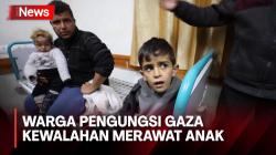 Pengungsi Gaza Kewalahan Merawat Balita Mereka
