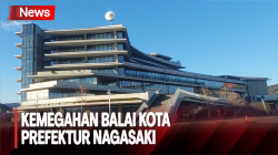 Nikmati Fasilitas Balai Kota Prefektur Nagasaki, Bangunan Megah Senilai Rp4,3 Triliun 